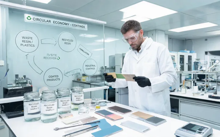 Circular coating formulation lab